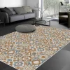 Alfombra de vinilo Kollar beige, 153×200 cm