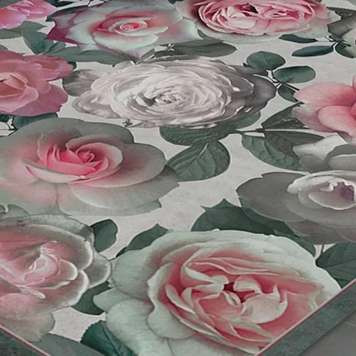 Alfombra de vinilo Roses, 153×200 cm