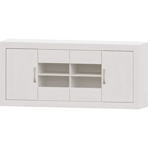 Aparador Blanco nieve 160 Niza tirador standar, 160x80x42 cm