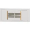 Aparador Blanco nieve 160 Niza tirador lineal, 160x80x42 cm