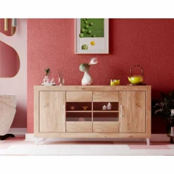 Aparador Roble 160 Niza tirador standar, 160x80x42 cm