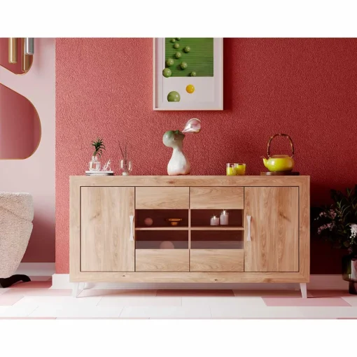 Aparador Roble 160 Niza tirador standar, 160x80x42 cm