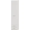 Armario 1 puerta abatible 2 cajones Blanco Puzzle, 50x232x52 cm