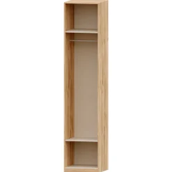 Armario 1 puerta abatible Roble Puzzle, 50x232x52 cm