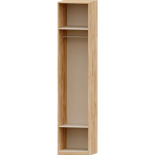 Armario 1 puerta abatible Roble Puzzle, 50x232x52 cm