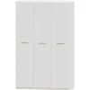 Armario 3 puertas abatibles Blanco Puzzle, 149x232x52 cm