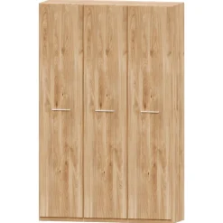 Armario 3 puertas abatibles Roble Puzzle, 149x232x52 cm