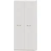 Armario 2 puertas abatibles Blanco Niza tirador standar, 99x232x52 cm