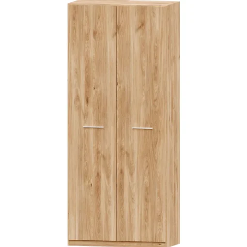 Armario 2 puertas abatibles Roble Puzzle, 99x232x52 cm