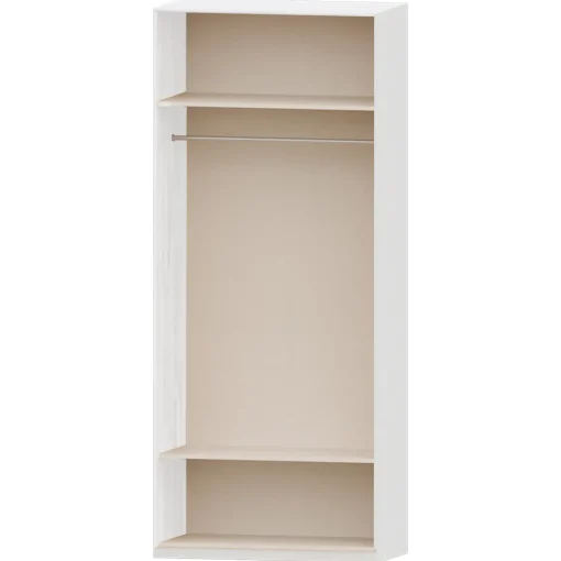 Armario 2 puertas abatibles Blanco Puzzle, 99x232x52 cm