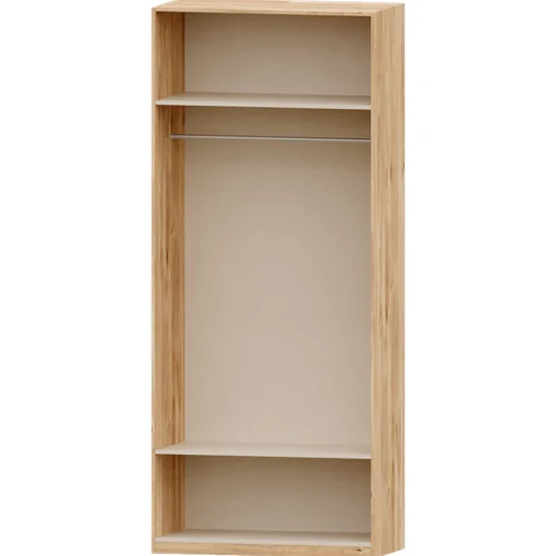 Armario 2 puertas abatibles Roble Puzzle, 99x232x52 cm