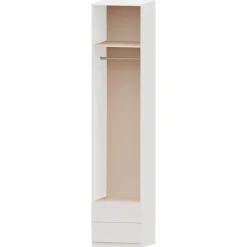 Armario juvenil 1 puerta 2 cajones Start, 50x232x52 cm