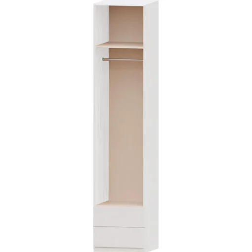 Armario juvenil 1 puerta 2 cajones Start, 50x232x52 cm
