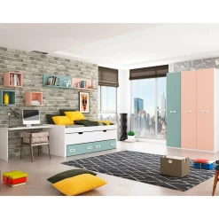 Armario juvenil 1 puerta Start, 50x232x52 cm