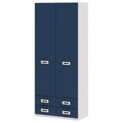 Armario juvenil 2 puertas 2 cajones Start, 100x232x52 cm