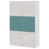 Armario juvenil 2 puertas correderas Start, 156x232x60 cm