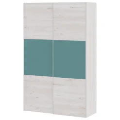 Armario juvenil 2 puertas correderas Start, 156x232x60 cm