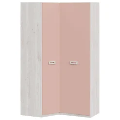 Armario juvenil esquinero L Start, 87x136x232x52 cm