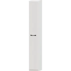 Armario terminal zapatero Blanco Niza tirador standar, 28x232x52 cm