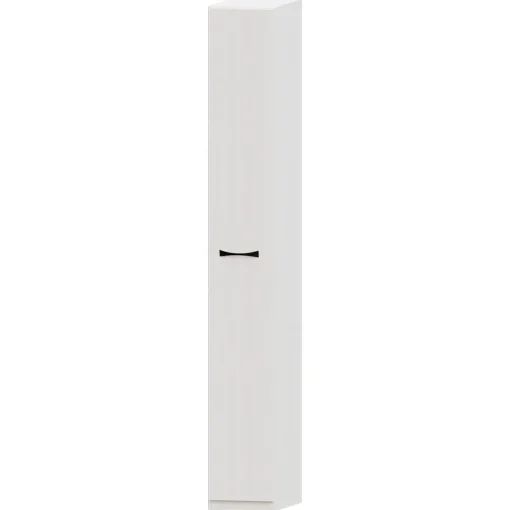 Armario terminal zapatero Blanco Niza tirador standar, 28x232x52 cm
