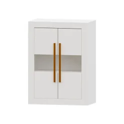 Bodeguero Blanco nieve 80 Niza tirador lineal, 80x120x42 cm