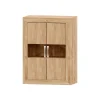 Bodeguero Roble 80 Niza tirador standar, 80x120x42 cm