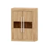 Bodeguero Roble 80 Niza tirador lineal, 80x120x42 cm