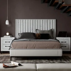 Cabecero de cama Artic Lineas, 160x80x6 cm