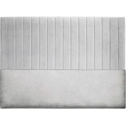Cabecero de cama Bandas tapizado tela, 160×120 cm