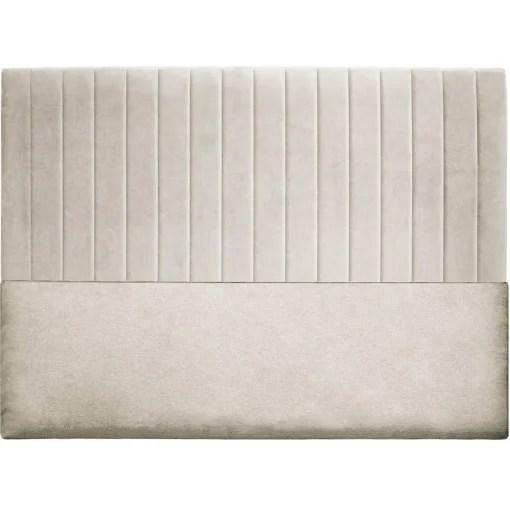 Cabecero de cama Bandas tapizado tela, 160×120 cm