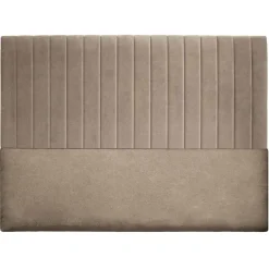 Cabecero de cama Bandas tapizado tela, 160×120 cm