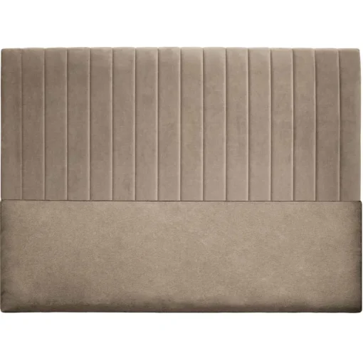 Cabecero de cama Bandas tapizado tela, 160×120 cm