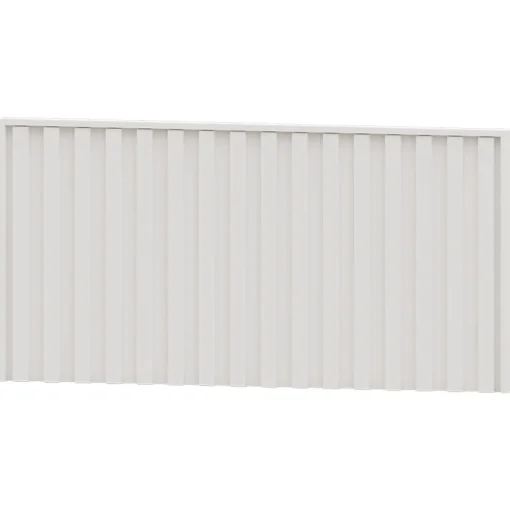 Cabecero de cama Blanco Lineas, 160x80x6 cm