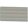 Cabecero de cama Blanco tapizado polipiel Franjas (Blanco / Negro / Plata / Oro), 160x80x6 cm