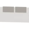 Cabecero de cama Blanco/Plata Puzzle 3, 160x80x3 cm