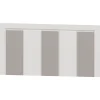 Cabecero de cama Blanco/Plata Puzzle 1, 160x80x3 cm