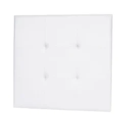 Cabecero de cama capitoné tapizado polipiel, 105×110 cm