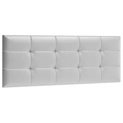 Cabecero de cama capitoné tapizado polipiel, 160×60 cm