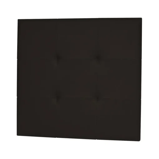 Cabecero de cama capitoné tapizado polipiel, 105×110 cm
