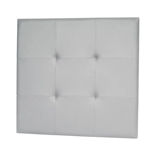 Cabecero de cama capitoné tapizado polipiel, 105×110 cm