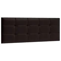 Cabecero de cama capitoné tapizado polipiel, 160×60 cm