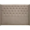 Cabecero de cama Orejero tapizado tela, 170×120 cm