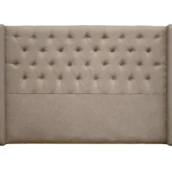 Cabecero de cama Orejero tapizado tela, 170×120 cm