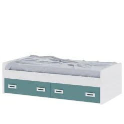 Cama juvenil 2 cajones Start, 199x60x98 cm