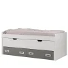 Cama nido compacta 105 juvenil 2 cajones Start, 206x80x115 cm