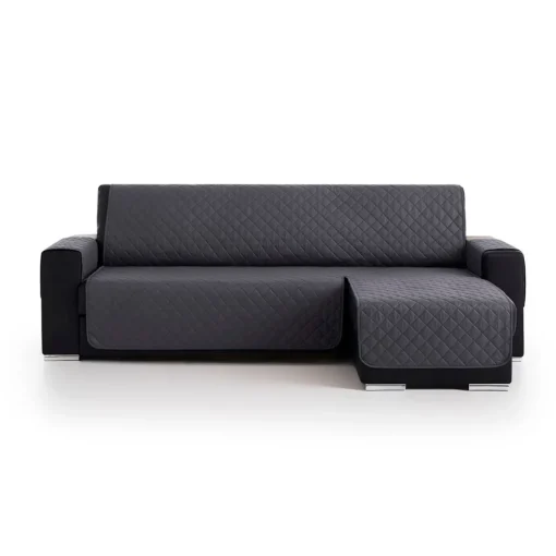 Cubre sofá acolchado chaiselongue Gris oscuro
