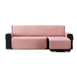 Cubre sofá acolchado chaiselongue Rosa
