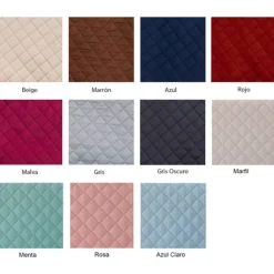 Cubre sofá acolchado chaiselongue Rosa