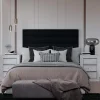 Dormitorio de matrimonio Artic / Negro Niza 23