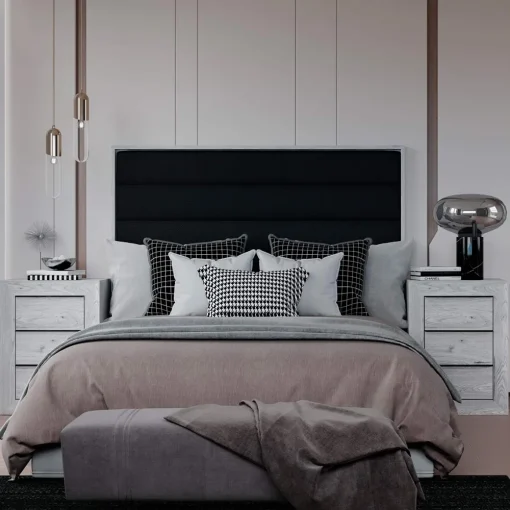 Dormitorio de matrimonio Artic / Negro Niza 23